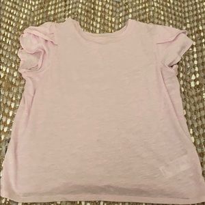 Free People Ruffle Tee